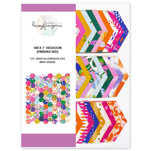 Ready-to-Sew 1" Fabric Hexagons - Splendid