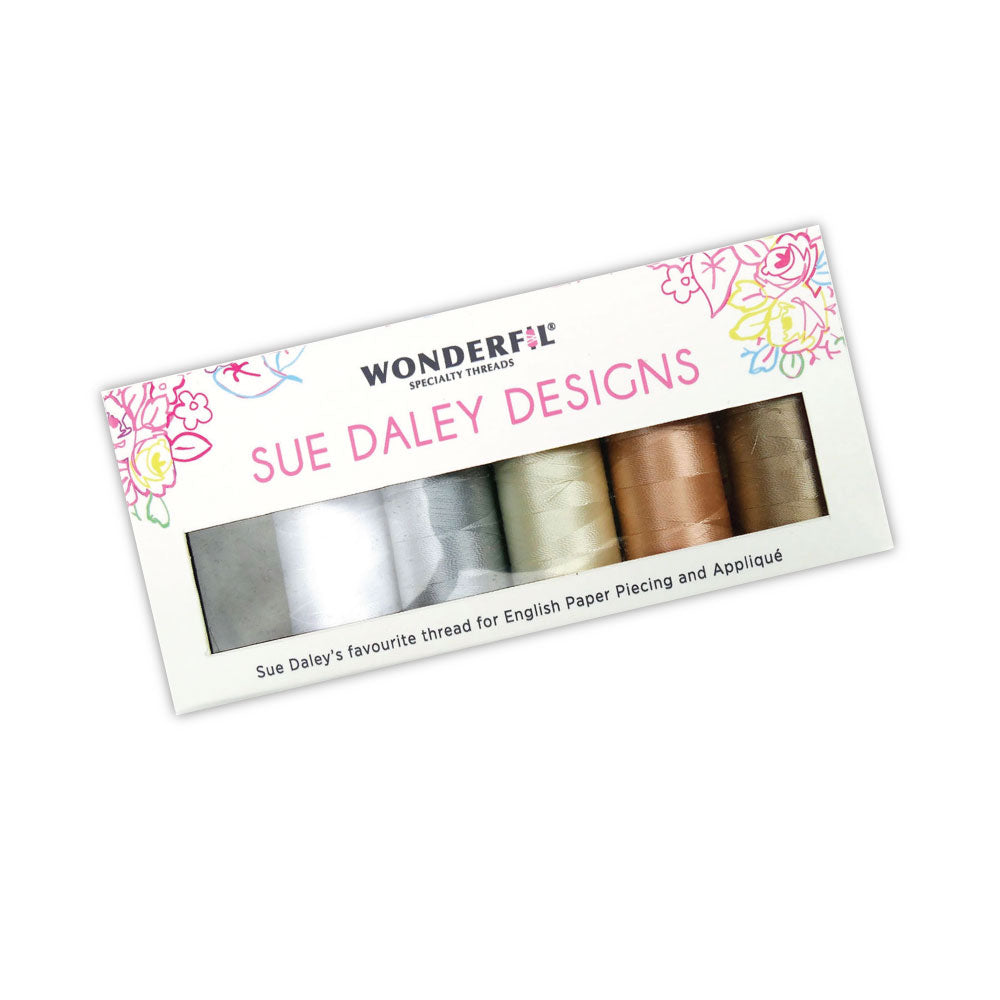 Sue Daley Wonderfil Thread Pack Neutrals