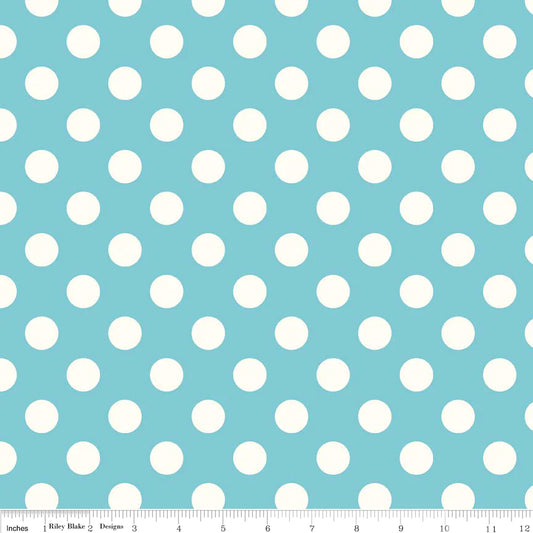 Le Creme Medium Dots Aqua