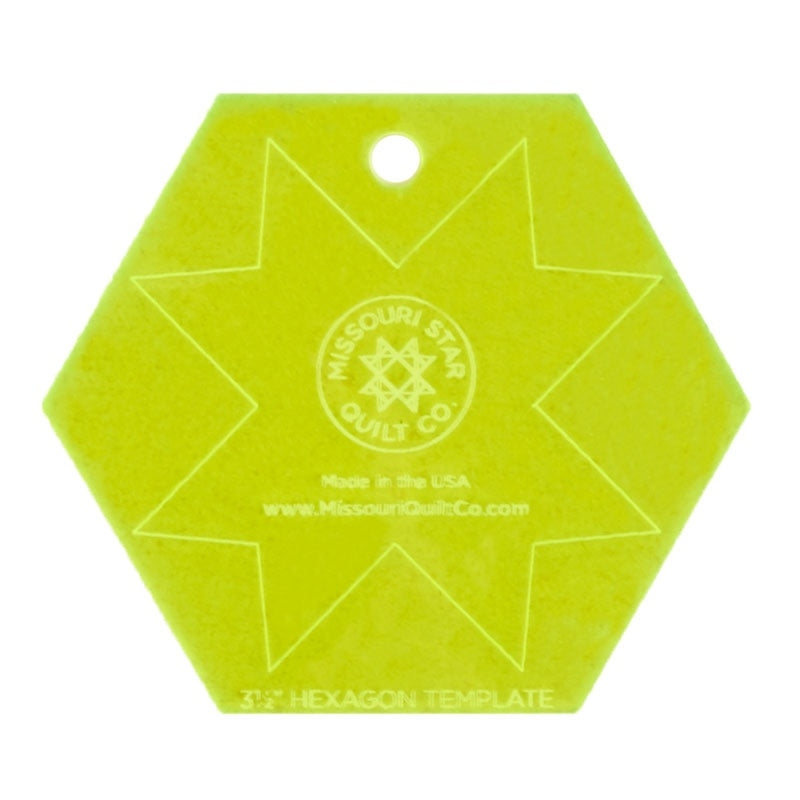 3.5" Hexagon Template