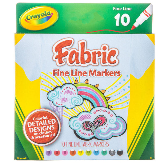 Crayola Fine Line Fabric Markers