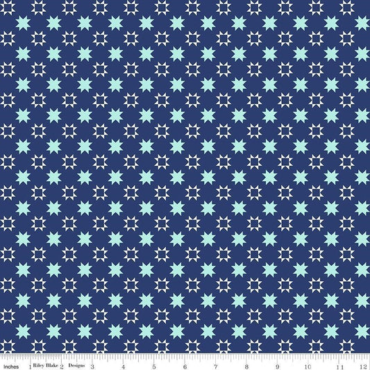 Quilt Fair Quilty Stars Navy