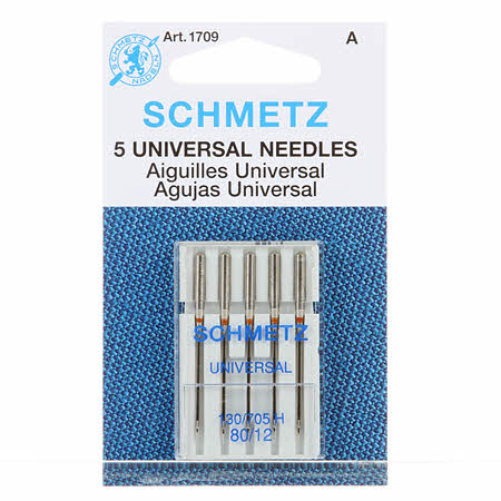 Schmetz Universal-Maschinennadel 5ct 5ct 80/12