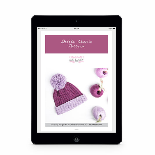 Bobble Beanie Pattern PDF Download