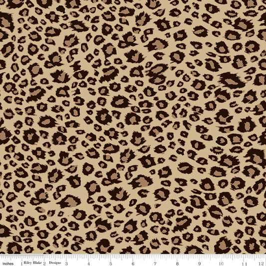 On Safari Leopard Brown