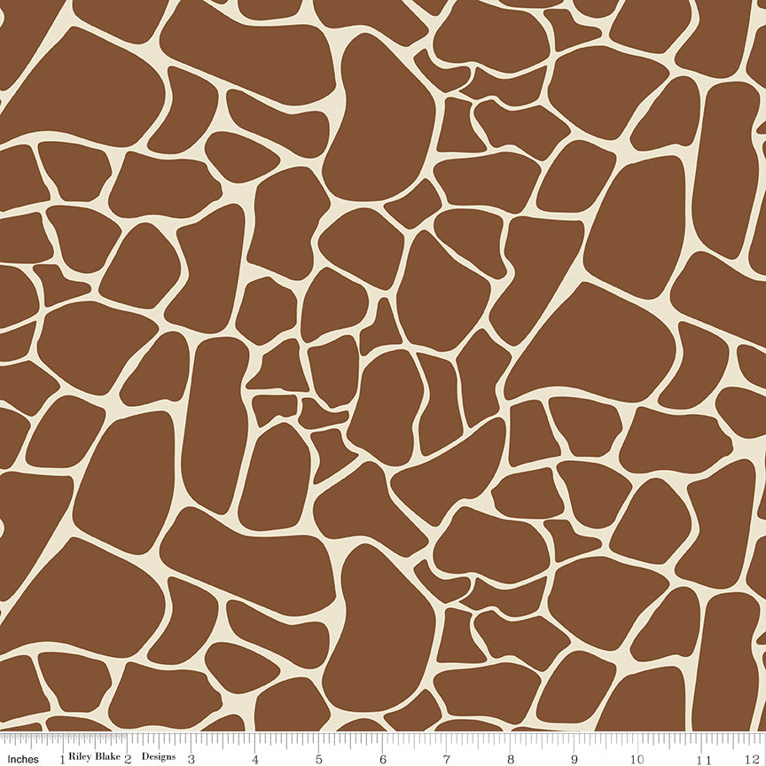 On Safari Giraffe Brown