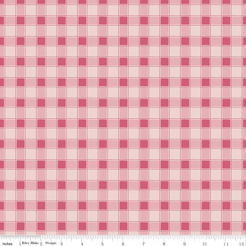 Hope in Bloom Plaid Pink