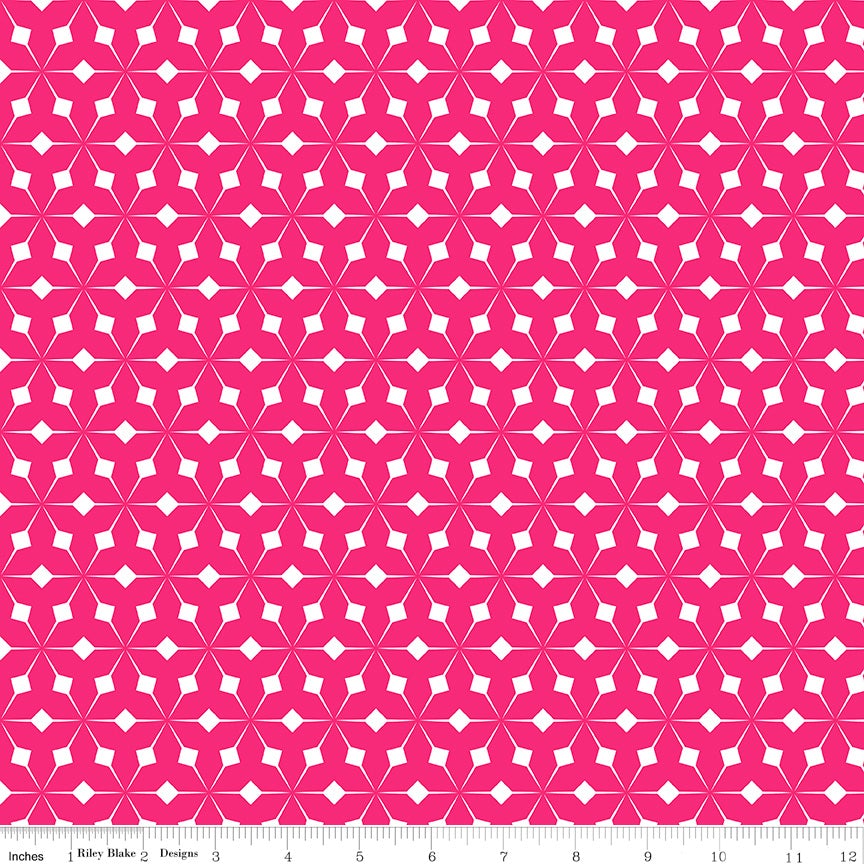 Farbe Wand Geo Hot Pink