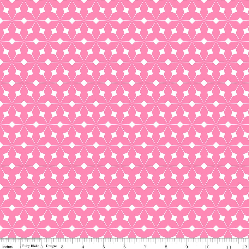 Farbe Wand Geo Pink