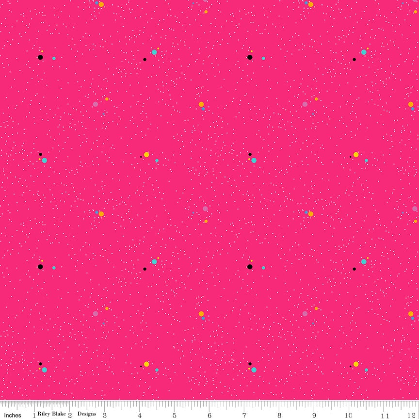 Farbe Wall Dots Hot Pink