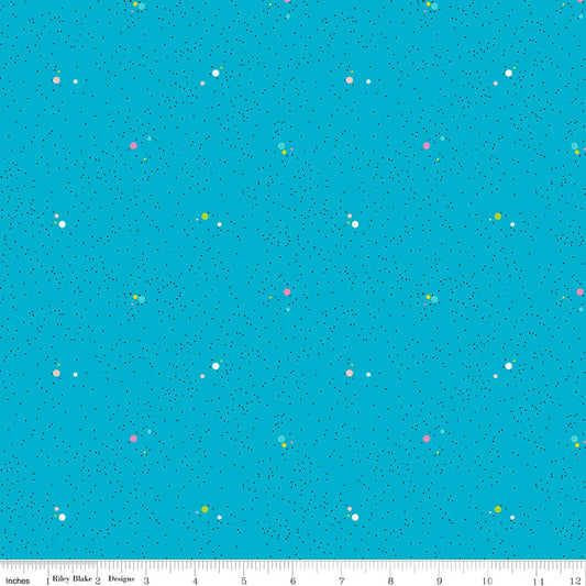 Colour Wall Dots Turquoise