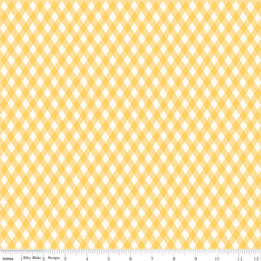 Honey Bee Plaid Daisy