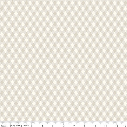 Honey Bee Plaid Taupe