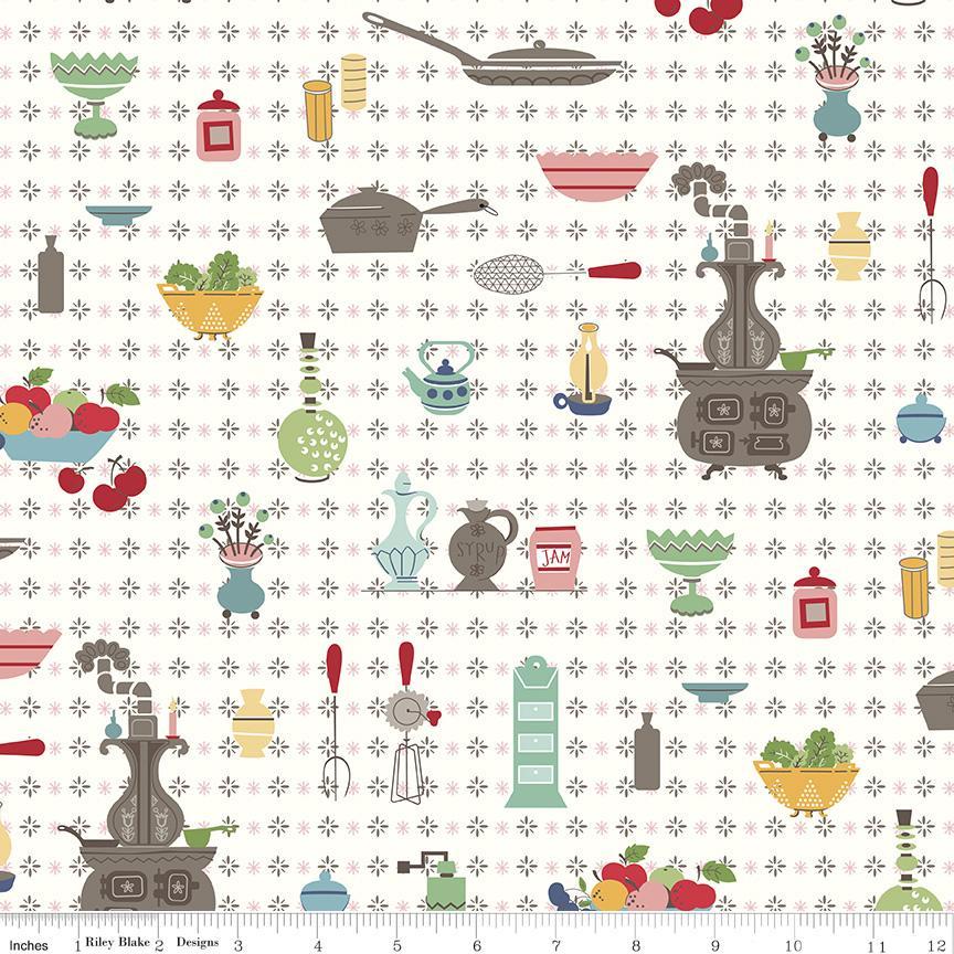 Cook Book Wallpaper Multi