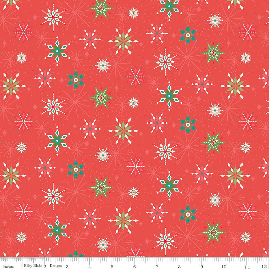 Winter Wonder Snowflakes Red