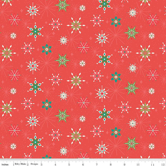 Winter Wonder Snowflakes Red