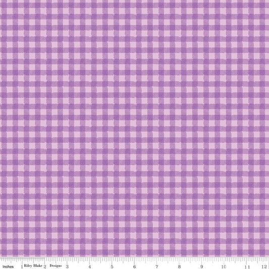 Strength in Lavender Gingham Lavender