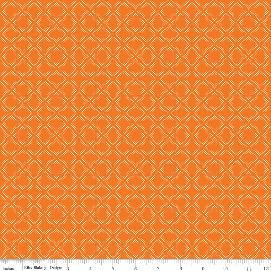 Adel In Summer Grid Orange