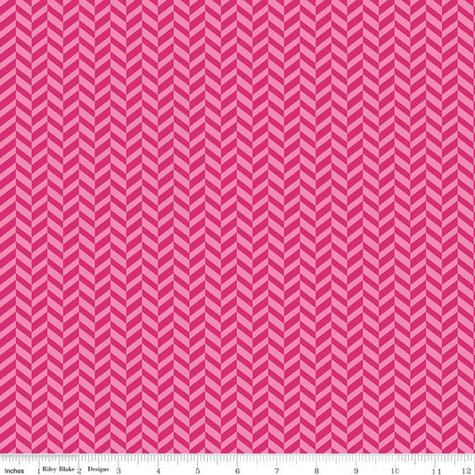 Sprudelndes Herringbone-Pink