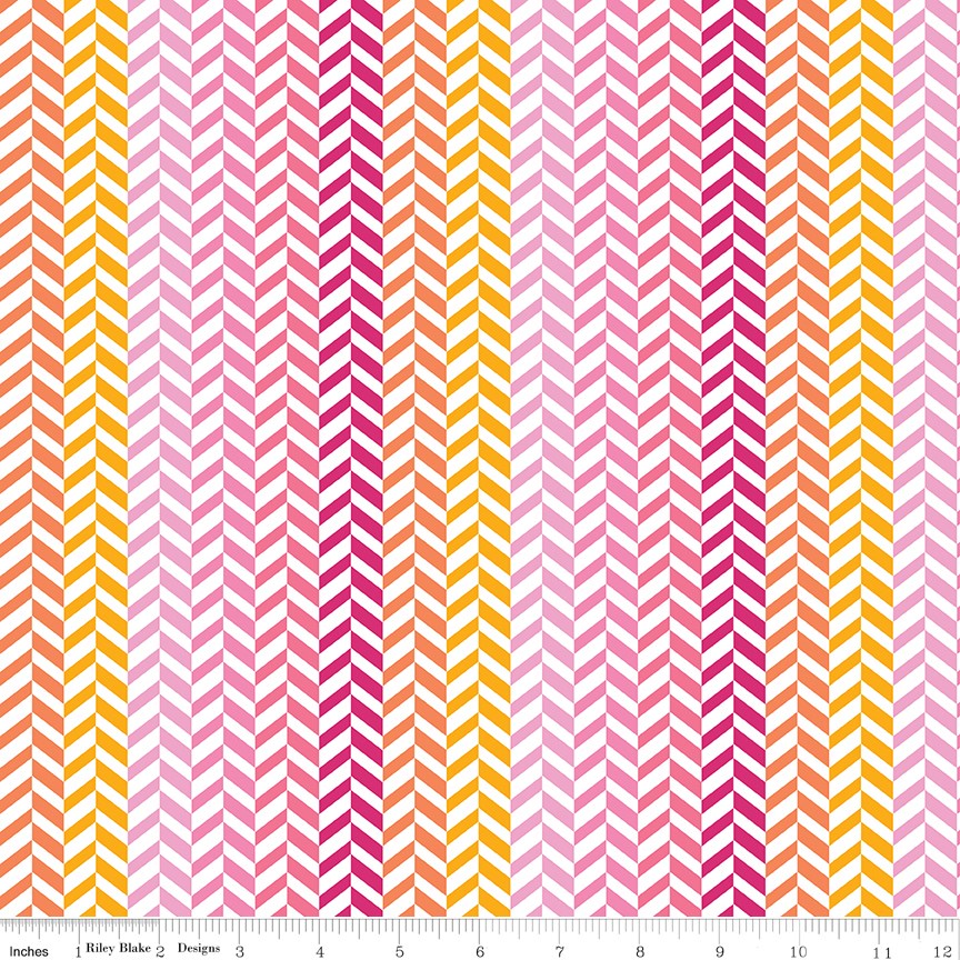 Efferveszenz Herringbone Pink/Multi