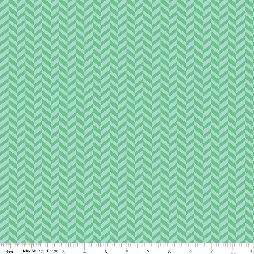 Effervescence Herringbone Spearmint