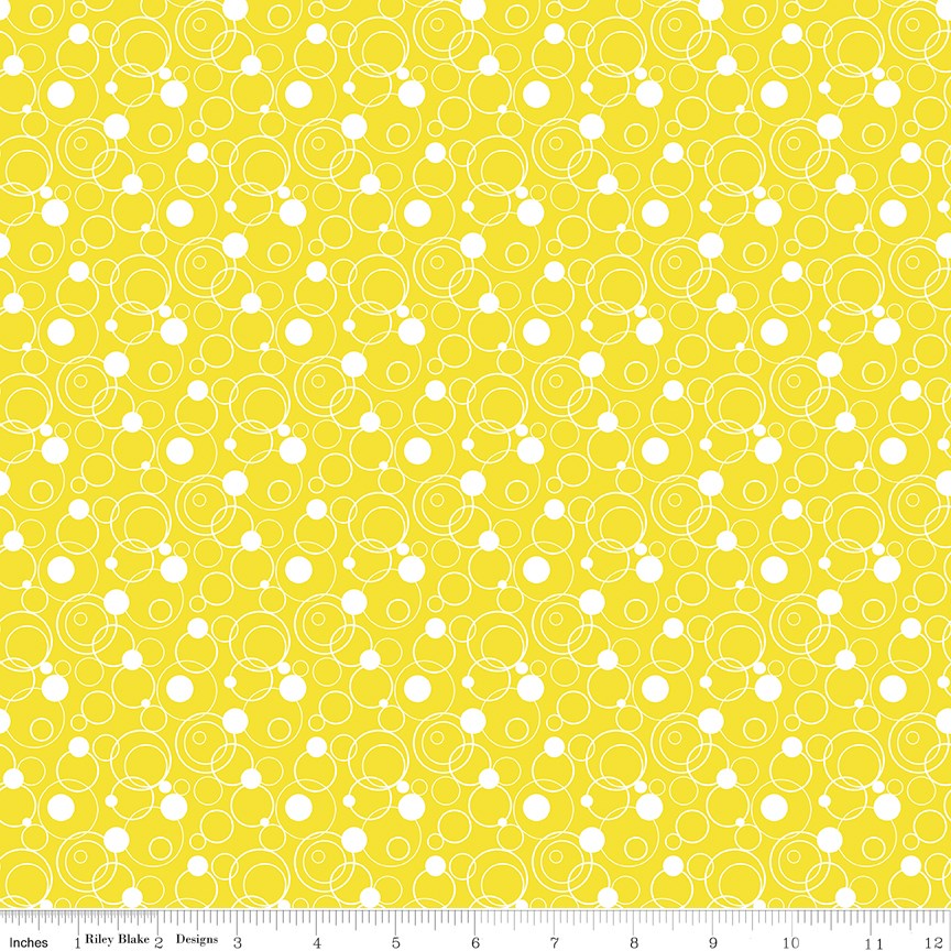 Effervescence Circles Yellow