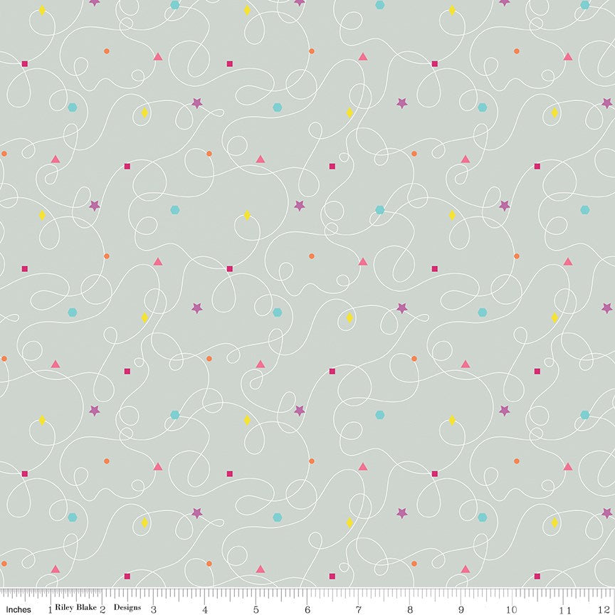 Effervescence Squiggles Gray