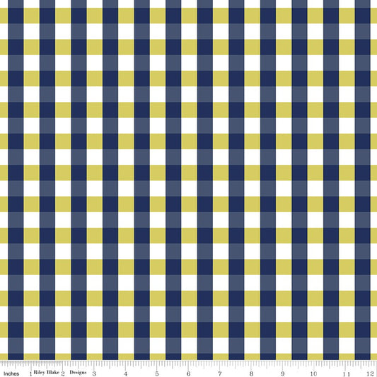 Flower Farm Gingham Navy