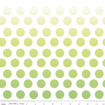 Ombre Dots Green