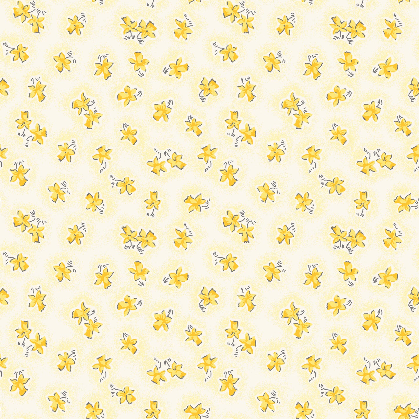 Lily Floral Yellow