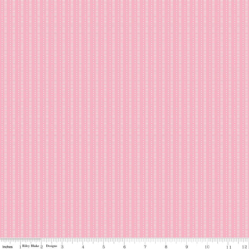 Milch- und Honigstreifen-Rosa