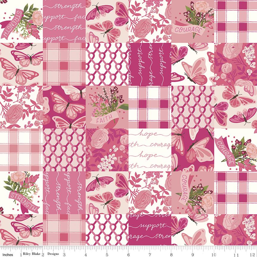 Hope in Bloom Cheater Print Pink