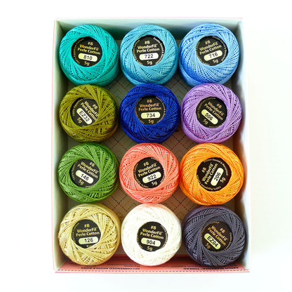 Wonderfil Eleganza #8 Perle Cotton Thread Packs