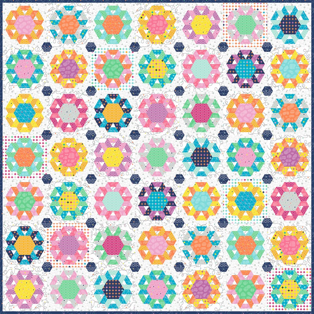 Daisy Ribbons Quilt Kit