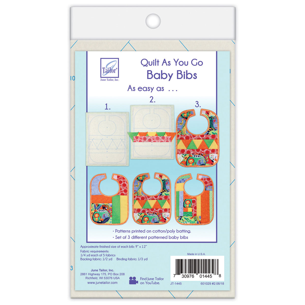 QAYG Baby Bibs - 3/pack