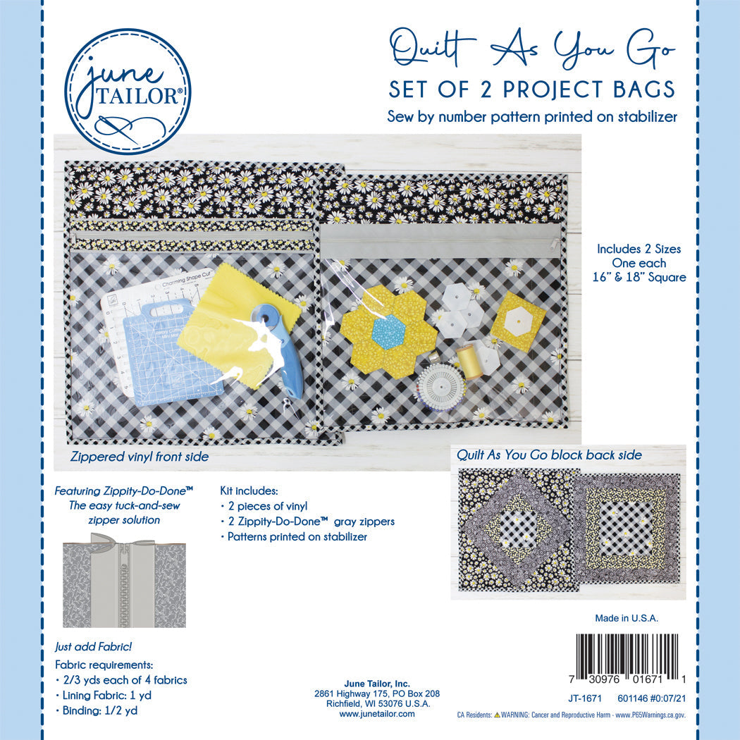 Project Bag Kit (2) - Zippity-Do-Done Gray