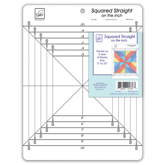 Squared Straight on the inch Ruler