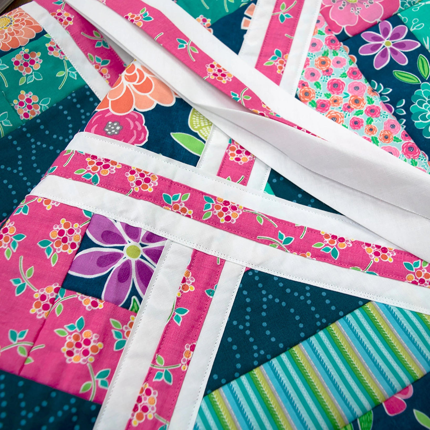 How to QUILT AS YOU GO Mix and Match Quilt by June Tailor