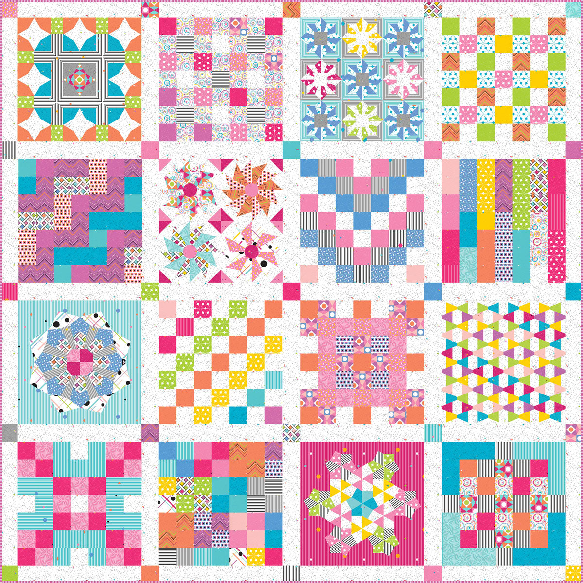 Paper Caper Finishing Quilt PDF-Muster 