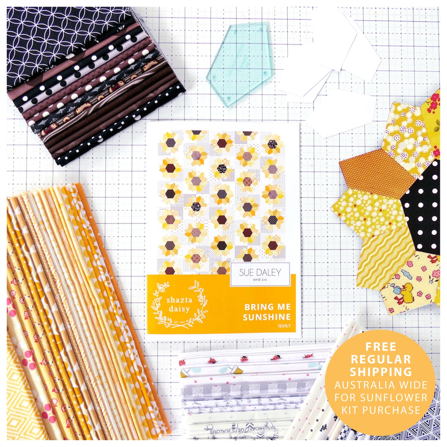 Bring Me Sunshine Quilt Fabric Kit