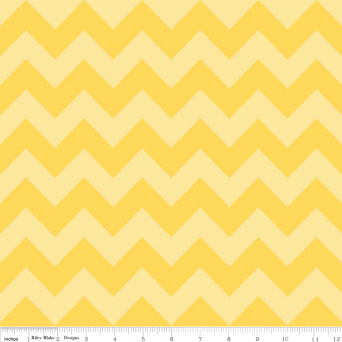 Yellow Tone on Tone Chevron 108" Wideback