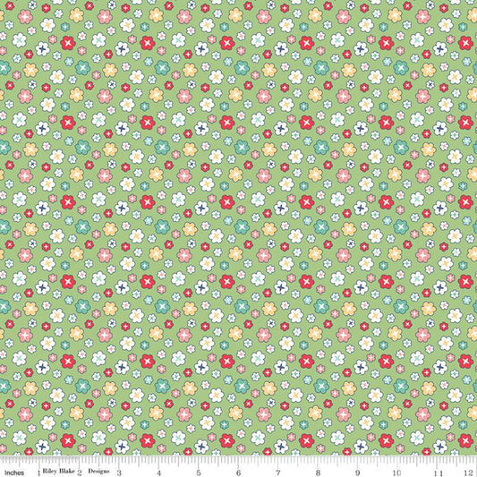 Vintage Happy Green 108" Wide Back