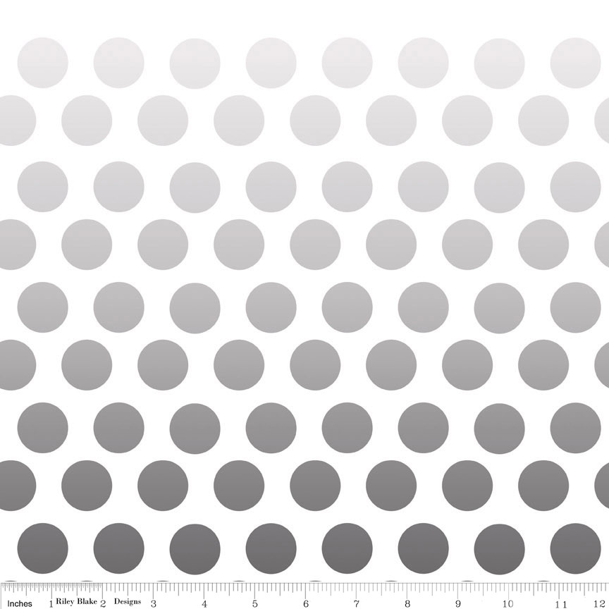 Ombre Dots Gray