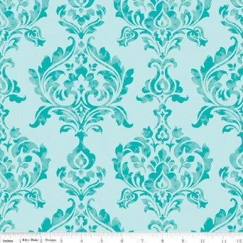 Berkshire Garden Damask Aqua