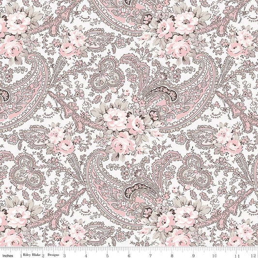 Rose Garden Paisley Cream