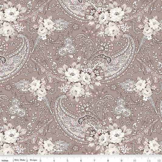 Rosengarten Paisley Taupe