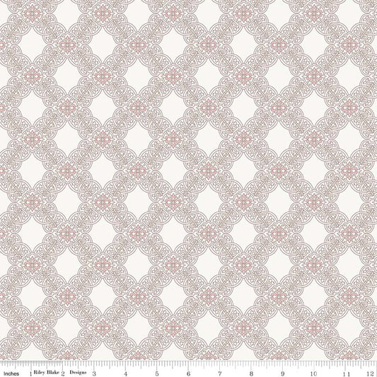 Rose Garden Tile Cream