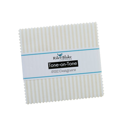 Stripe 5" Stacker - Cream or White