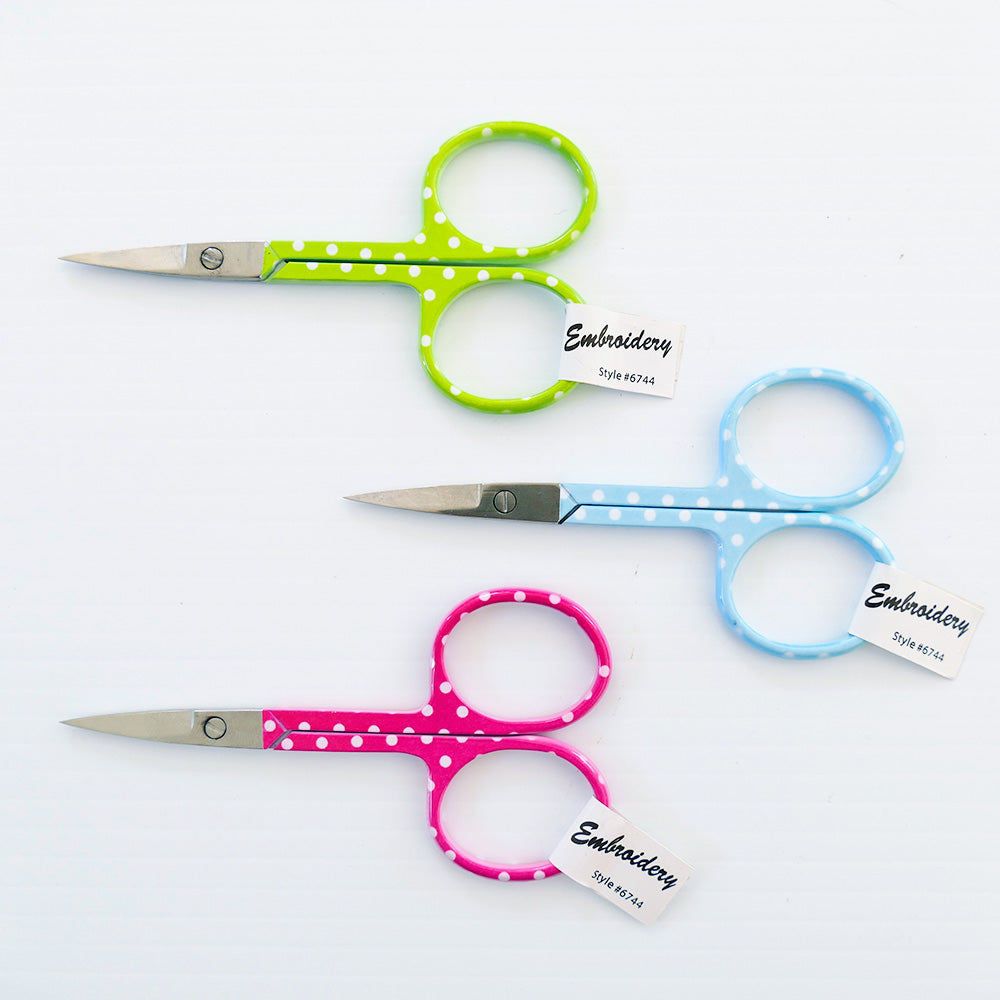 Swiss Dot Needlepoint Scissors