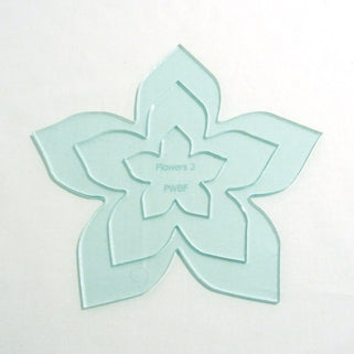 Applique Flower 2 - Set of 3